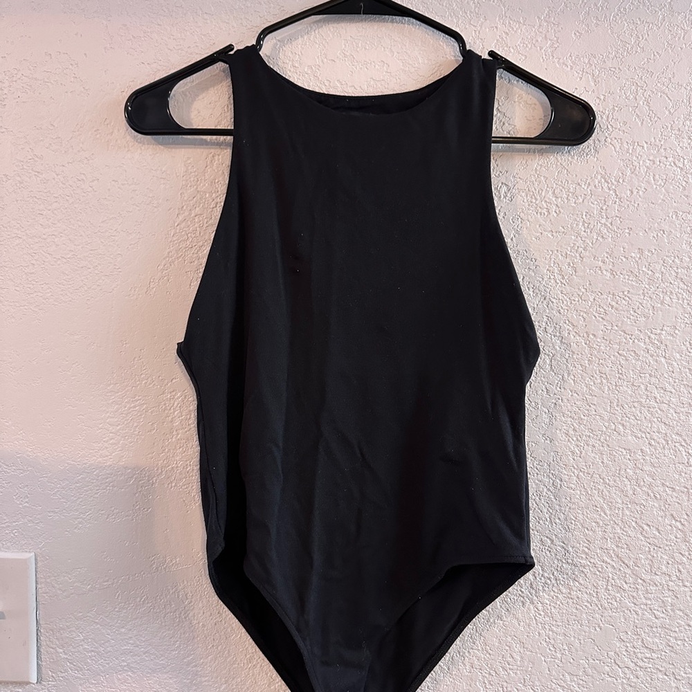 Black Sleeveless Zara Medium Bodysuit